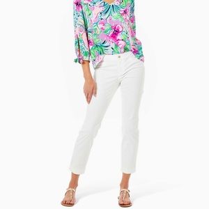 *LILLY PULITZER* Resort White Kelly Dinner Pant